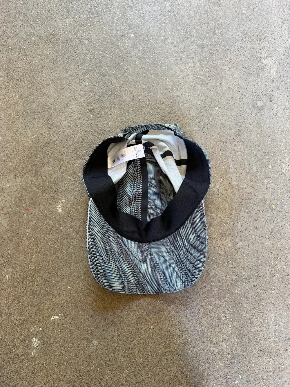 Lululemon Fast and Free Womens Run Hat Dimensional Icing Blue Multi OS Training